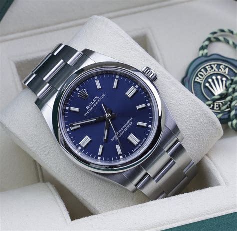 rolex oyster date blue|rolex oyster perpetual blue.